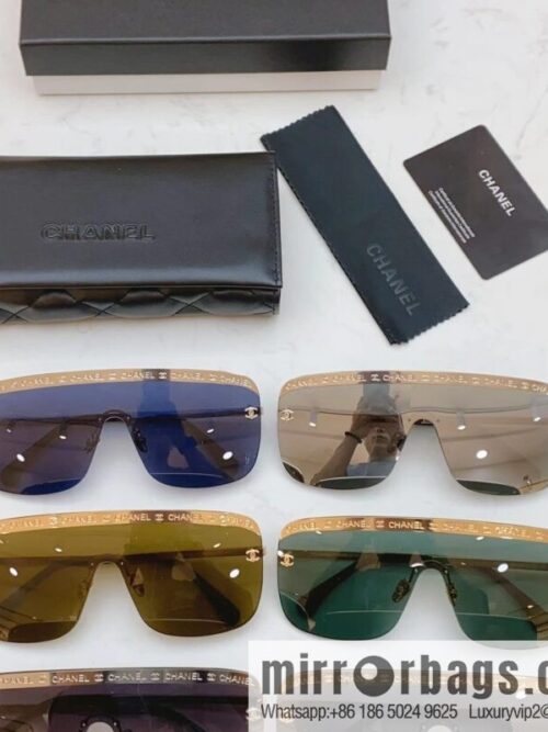 Chanel\'s new integrated lenses unisex sunglasses