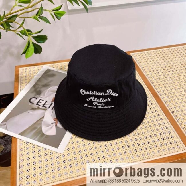 Dior 2023 new volume embroidered bucket hat