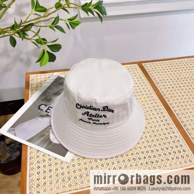 Dior 2023 new volume embroidered bucket hat