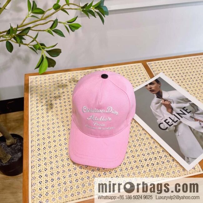 Dior 2023 new walking embroidered baseball cap