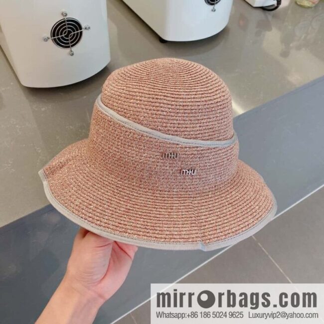 Miumiu summer new straw hat