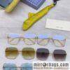 GUCCI Gucci\'s new retro gold silk simple sunglasses sunglasses