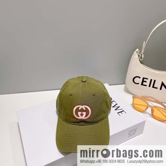 GUCCI Gucci unisex embroidered baseball cap