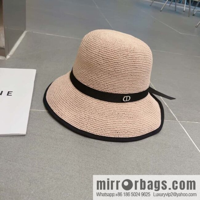 Dior Dior\'s new Lafite straw hat in summer