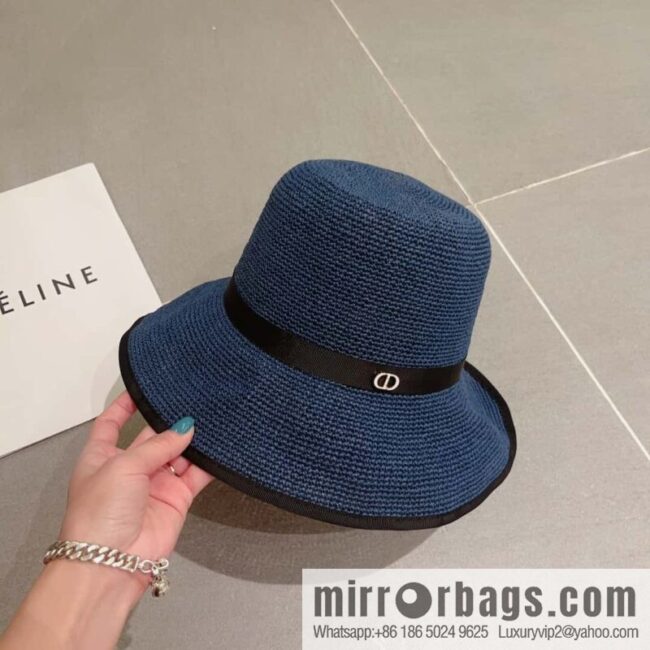 Dior Dior\'s new Lafite straw hat in summer