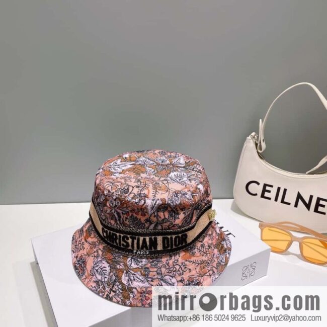 Dior floral unisex bucket hat