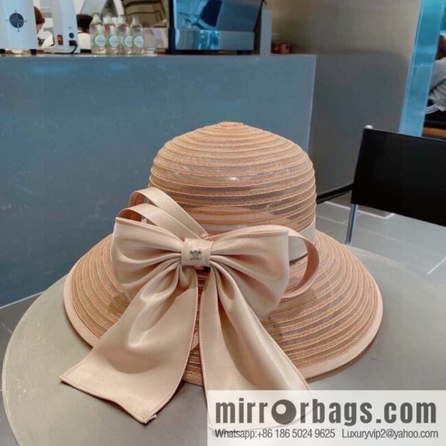 CELINE Celine organza new sun hat