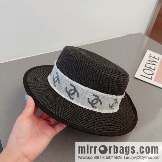 Chanel Flat Top Hat