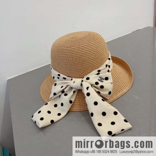 Chanel celebrity straw hat