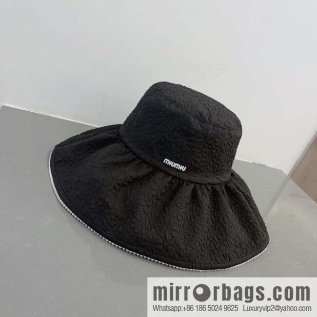 Miumiu lotus leaf edge sun hat