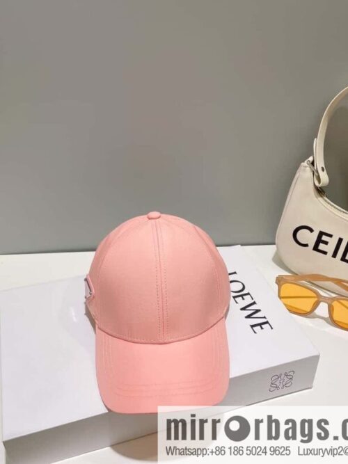 PRADA PRADA Side Triangle Label Baseball Cap