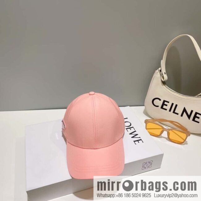 PRADA PRADA Side Triangle Label Baseball Cap