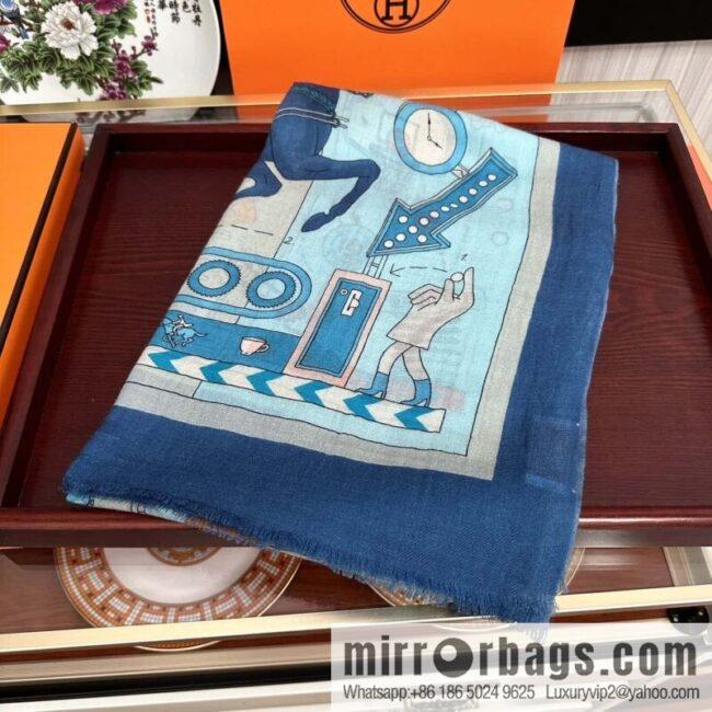 Hermes Hermes Ring Fleece Towel