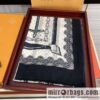 LV Louis Vuitton Double Sided 300 Ring Fleece Long Towel