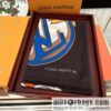 LV Louis Vuitton printed cashmere scarf