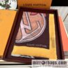 LV Louis Vuitton printed cashmere scarf