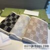 GUCCI Gucci double-sided jacquard classic cashmere scarf
