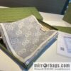 GUCCI Gucci double-sided jacquard classic cashmere scarf
