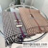GUCCI Gucci Classic Thousand Birds Grid Cashmere Scarf