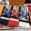 LV Louis Vuitton double-sided ring velvet long towel