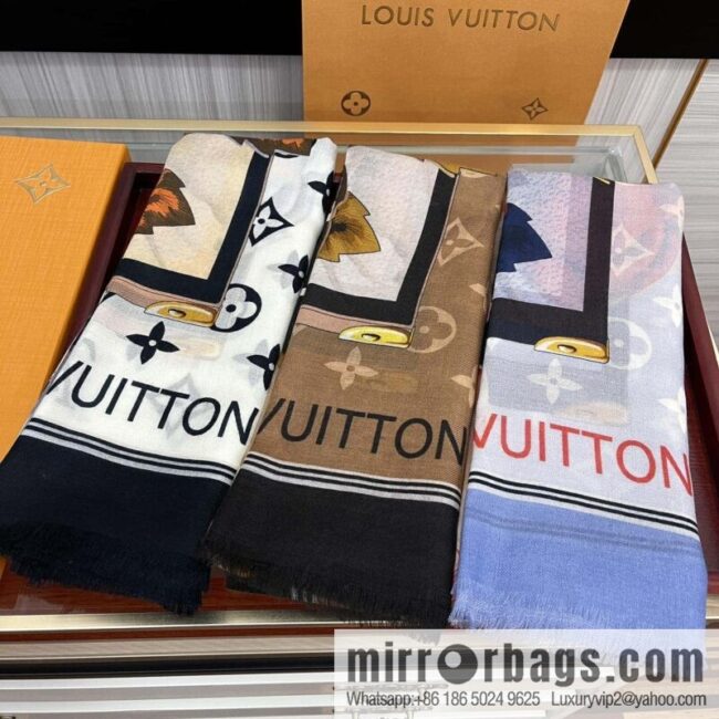 LV Louis Vuitton double-sided ring velvet long towel
