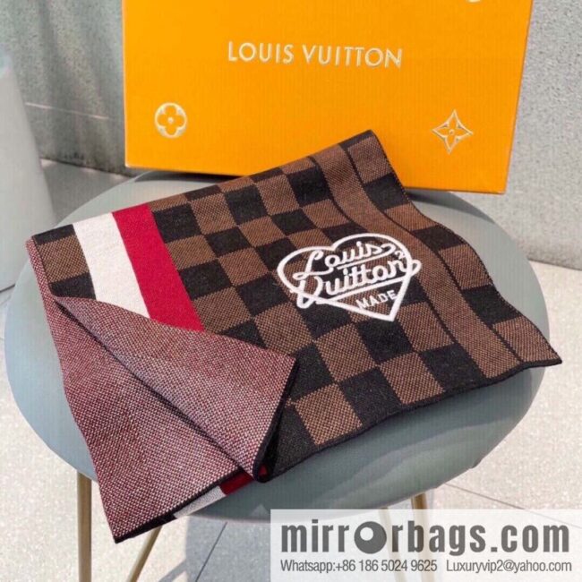 LV Louis Vuitton Couple 100% Imported Knitted Cashmere Scarf