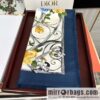 Dior City Garden 100% Top Twill Silk Square Towel
