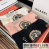 Chanel double c-sided ring velvet long towel
