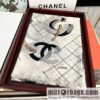 Chanel Flower Double C Cashmere Long Towel