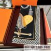 Hermes carriage design silk scarf