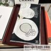 Chanel hat series 100% top twill silk scarf