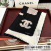 Chanel perfume bottle cashmere scarf