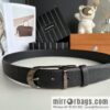 Ermengildo. Zein Italian Zegna Men\'s Imported Cowhide Cross Textured Belt 3.5cm