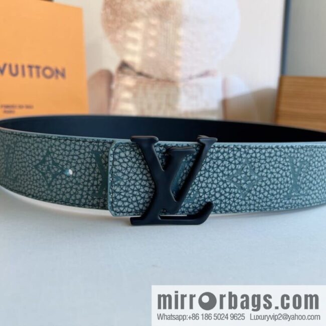 LV/Louis Vuitton Shape MNG Climbing Double Sided Belt 40mm