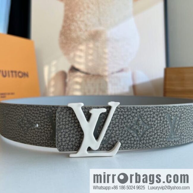 LV/Louis Vuitton Shape MNG Climbing Double Sided Belt 40mm