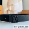 LV/Louis Vuitton Shape MNG Climbing Double Sided Belt 40mm