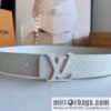 LV/Louis Vuitton Shape MNG Climbing Double Sided Belt 40mm