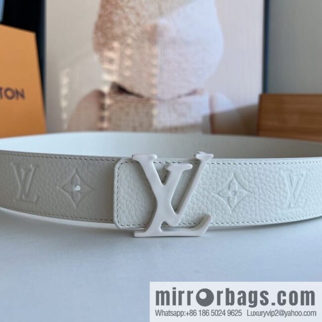 LV/Louis Vuitton Shape MNG Climbing Double Sided Belt 40mm