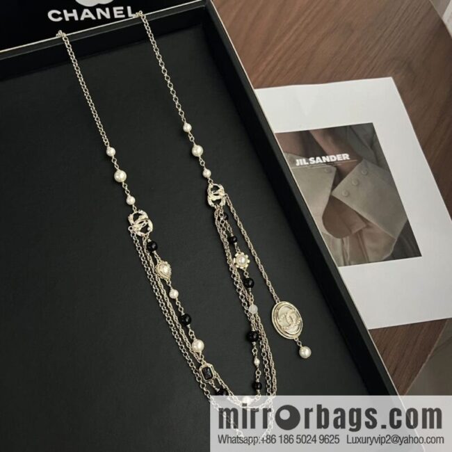New ☑️ CHANEL CHANEL double c pearl belt, belt chain, necklace