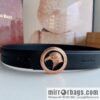 Stefano. Ricci Stephen, Selected Cowhide Press Textured Belt 3.8cm