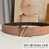 Louis Vuitton, women\'s double-sided belt 30mm