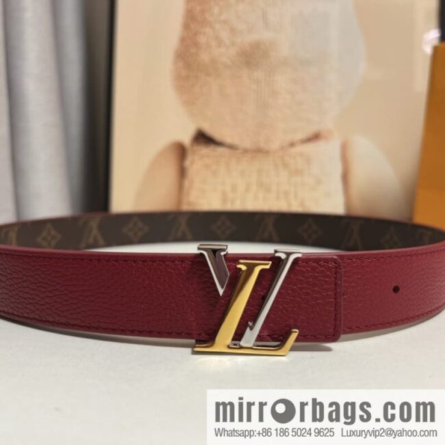 Louis Vuitton, women\'s double-sided belt 30mm