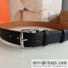 HERMES/Hermès, stylish and comfortable pin buckle cowhide belt 35mm