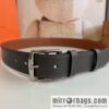 HERMES/Hermès, stylish and comfortable pin buckle cowhide belt 35mm