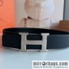 Hermes Togo Leather Double Sided Leather Belt 38mm