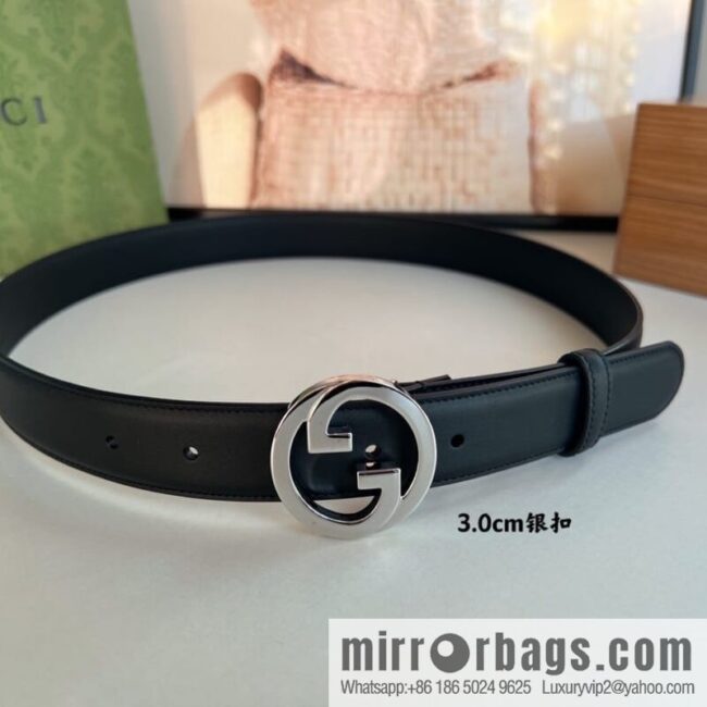 Gucci Gucci Blondie series narrow version 3.0cm women\'s belt