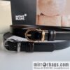 Montblanc, Men\'s Classic 3.0cm Rotatable Oval Double Sided Belt