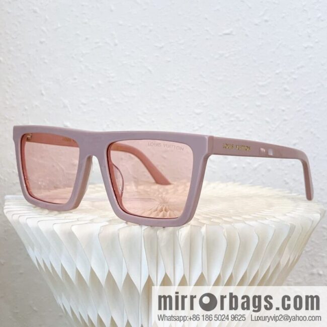 LV Louis Vuitton Square Unisex Sunglasses