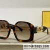 Fendi iconic logo large square sunglasses