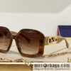 Fendi iconic logo large square sunglasses